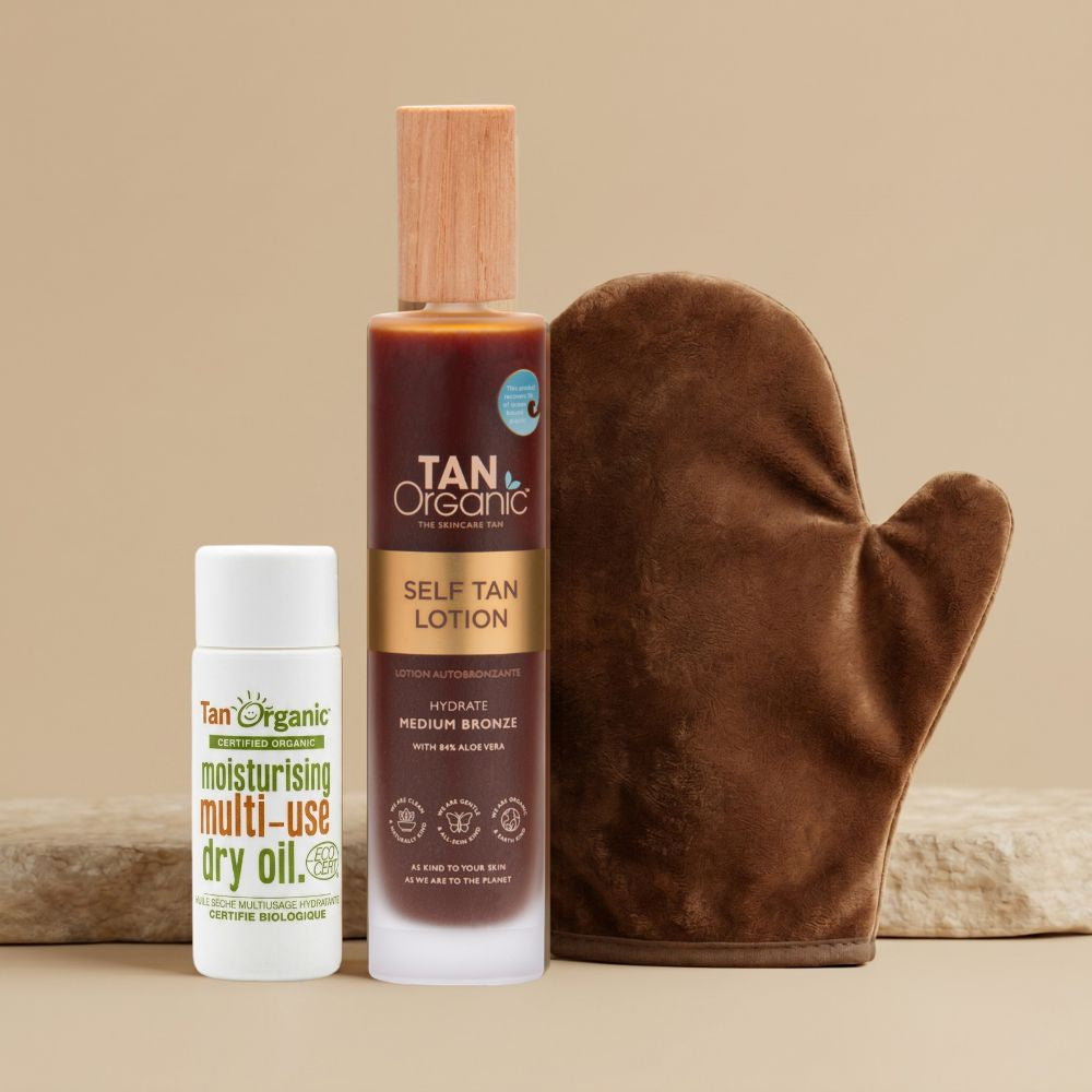 The Complete Glow Ritual Bundle - Mini Mudo + Lotion + Luxury Glove