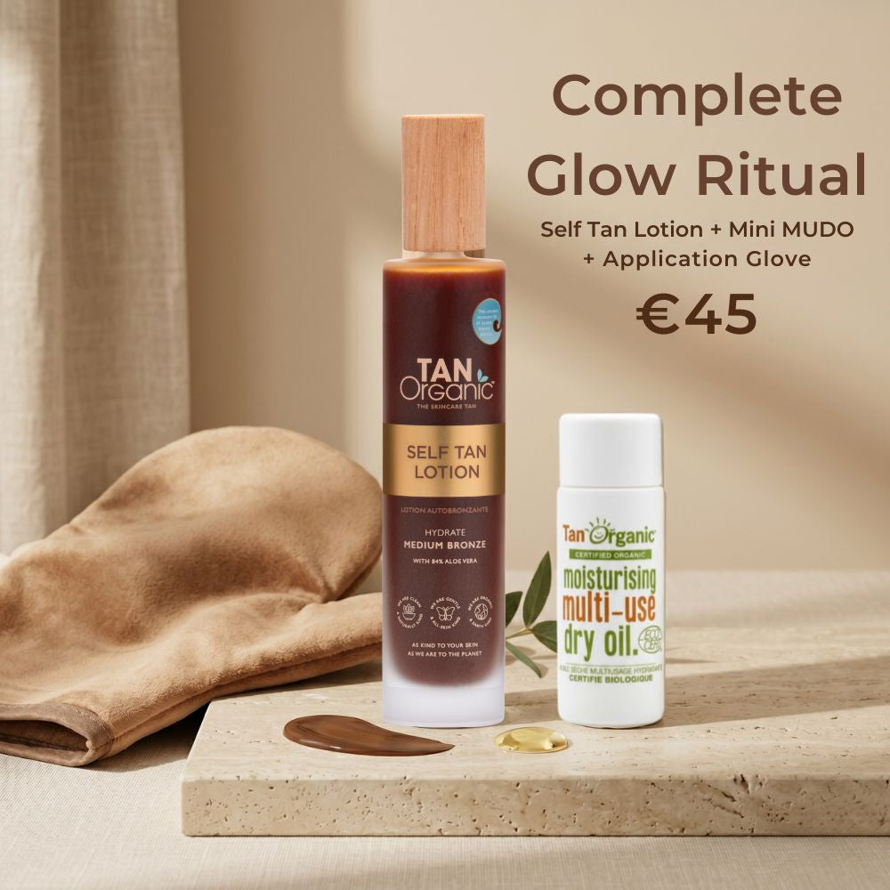 The Complete Glow Ritual Bundle - Mini Mudo + Lotion + Luxury Glove