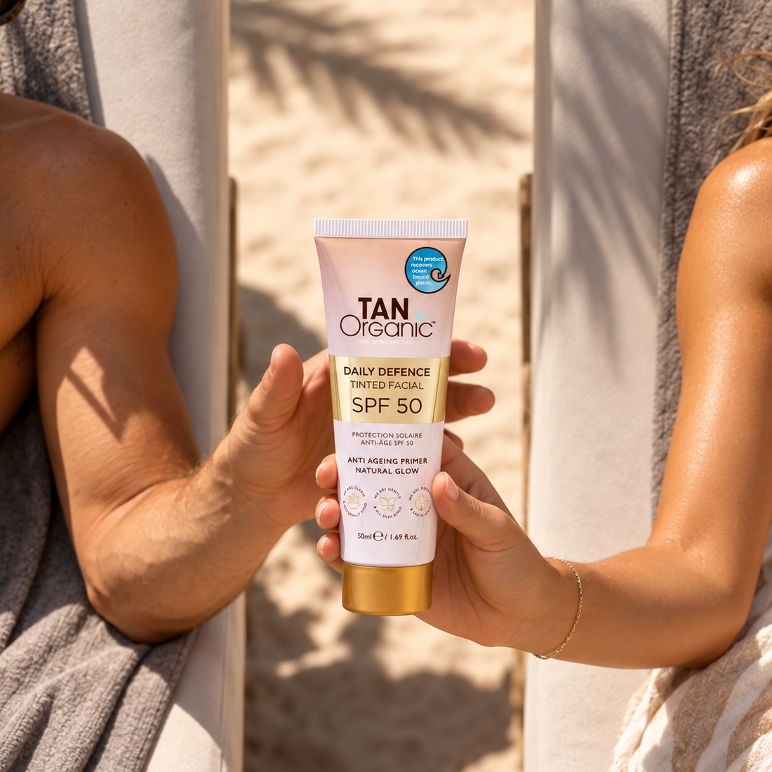 TanOrganic Tinted Facial Sunscreen SPF 50 50ml