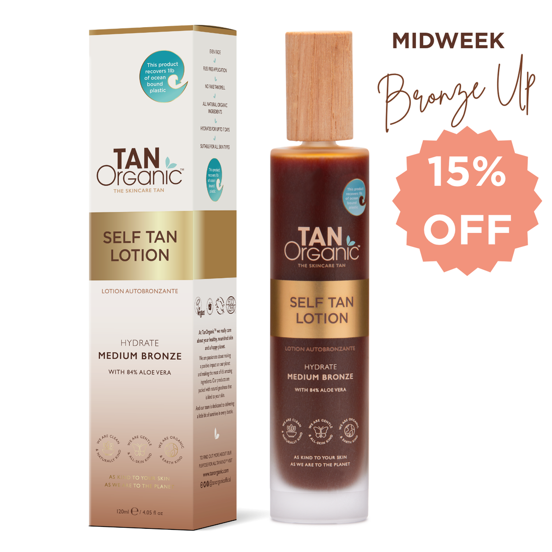 TanOrganic Self-Tan Lotion - 100ml