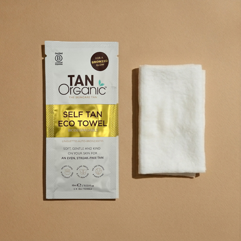 TanOrganic Self Tan Eco Towels 10 X 10ml (10 Pack)