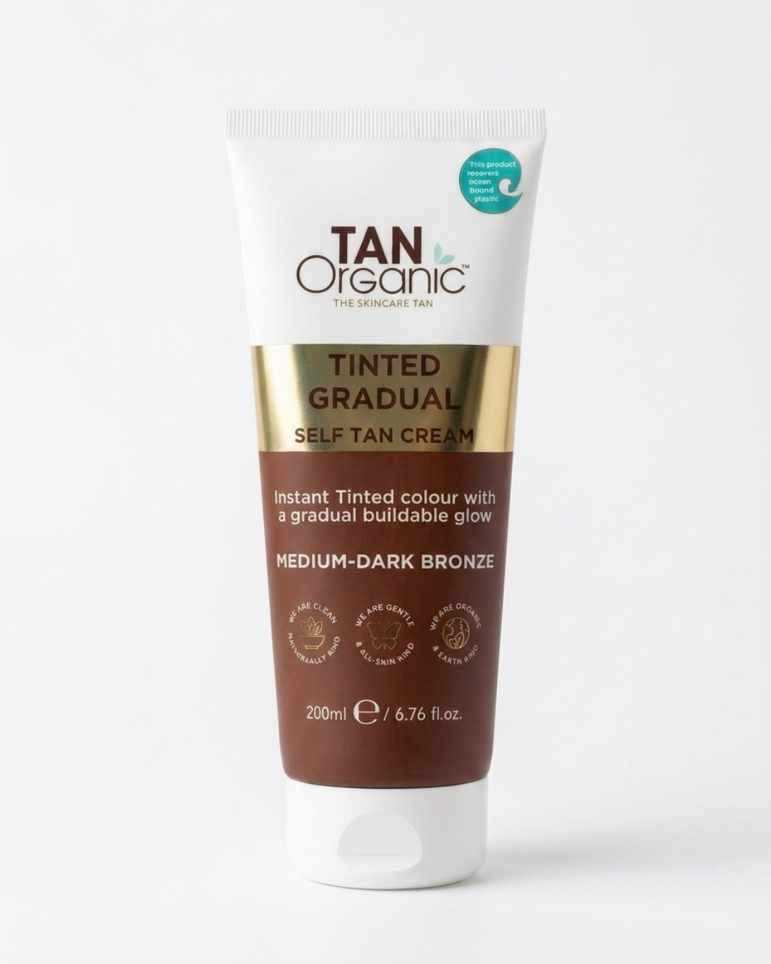 TanOrganic Tinted Gradual Self Tan Cream -  200ml