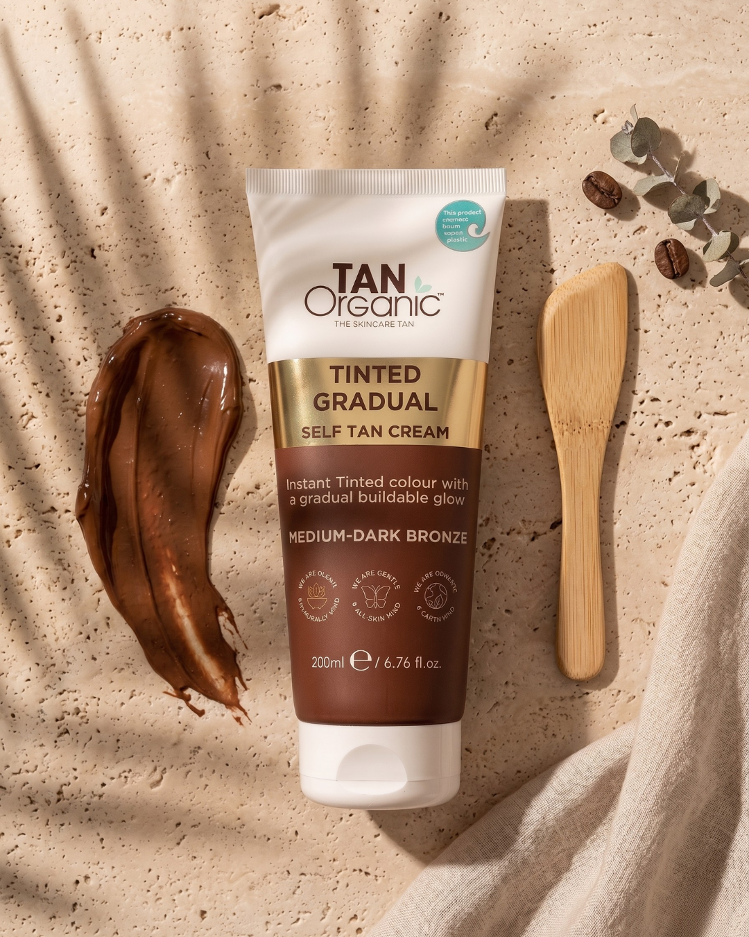TanOrganic Tinted Gradual Self Tan Cream -  200ml