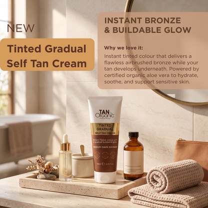 TanOrganic Tinted Gradual Self Tan Cream -  200ml