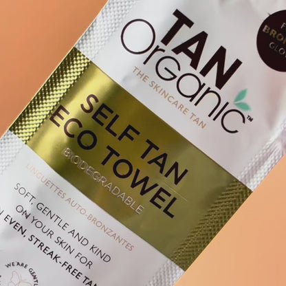 TANORGANIC SELF TAN ECO TOWELS 2 X 10ML